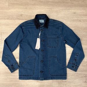 Folk Men's Mid Denim Cord Jacket
